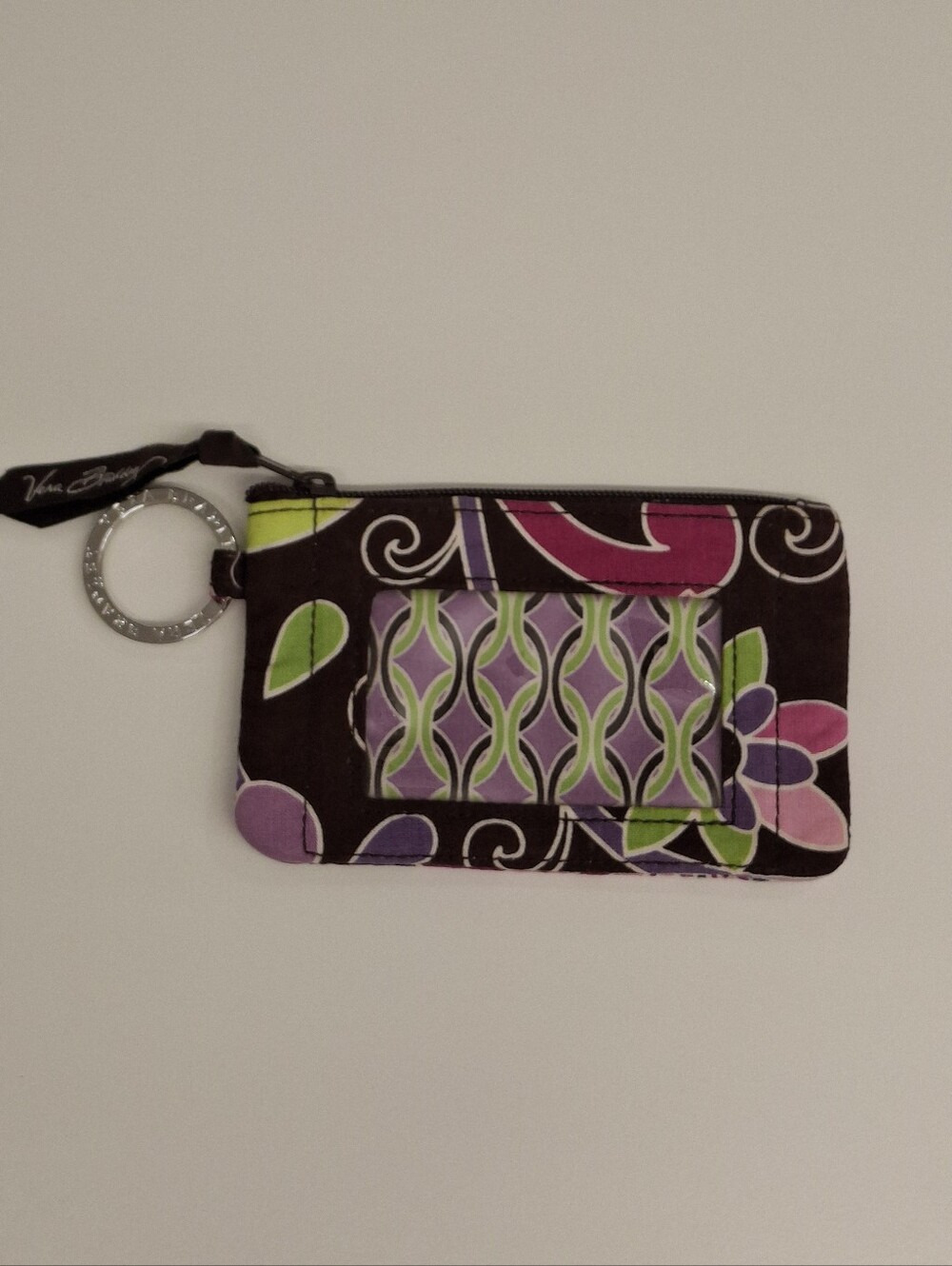 VERA BRADLEY Brown Wallet/ID Holder